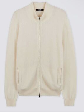 GOBI Mongolian Cashmere 100% Cashmere Zip Cardigan XL | Retails $199